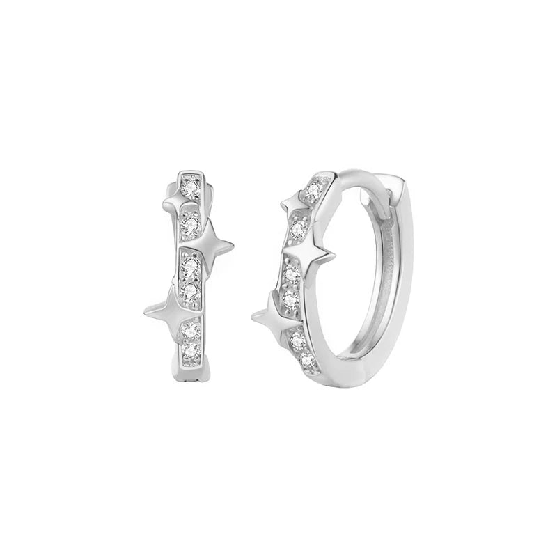 18K Gold-Plated Gold Earrings For Women 925 Sterling Silver Ear Needle Zircon Crystal Earrings Luxury Romantic Wedding Jewelry