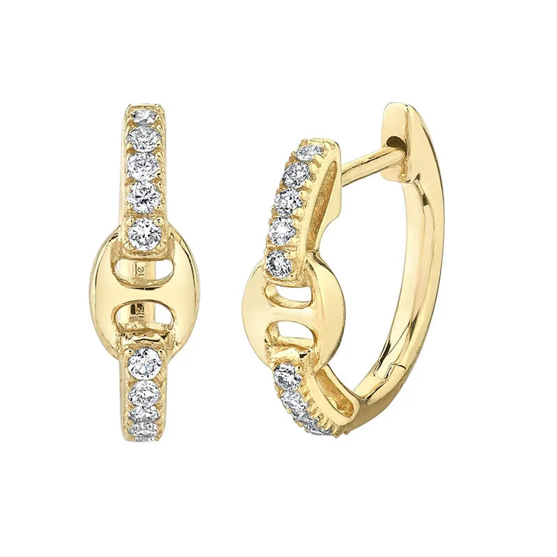 18K Gold-Plated Gold Earrings For Women 925 Sterling Silver Ear Needle Zircon Crystal Earrings Luxury Romantic Wedding Jewelry