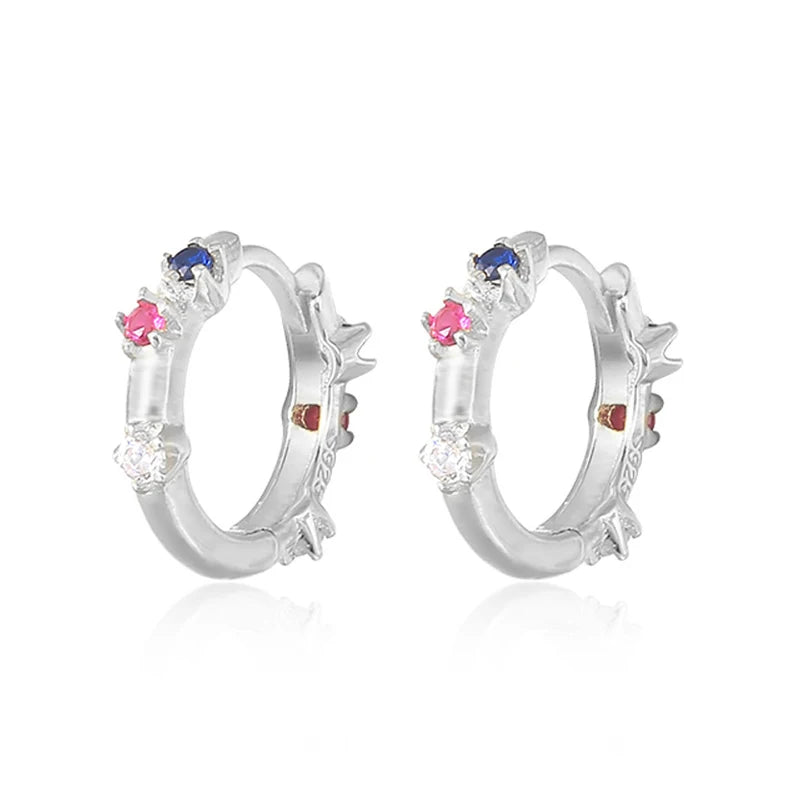 18K Gold-Plated Gold Earrings For Women 925 Sterling Silver Ear Needle Zircon Crystal Earrings Luxury Romantic Wedding Jewelry