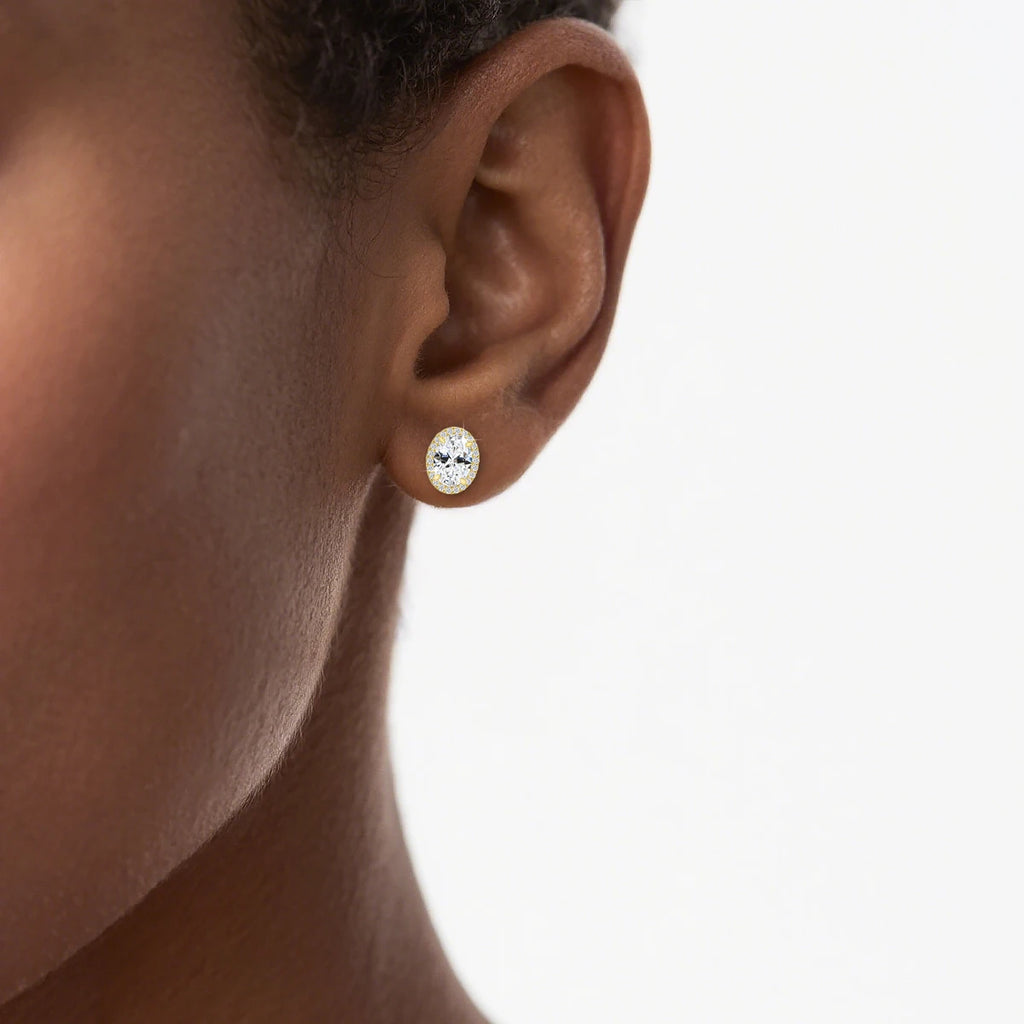 14K Gold Filled Hoop Earrings for Women Men Moissanite Huggies Earring Piercing Body Jewelry