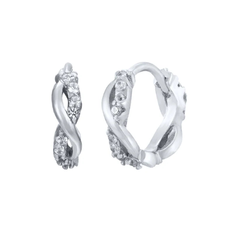 18K Gold-Plated Gold Earrings For Women 925 Sterling Silver Ear Needle Zircon Crystal Earrings Luxury Romantic Wedding Jewelry