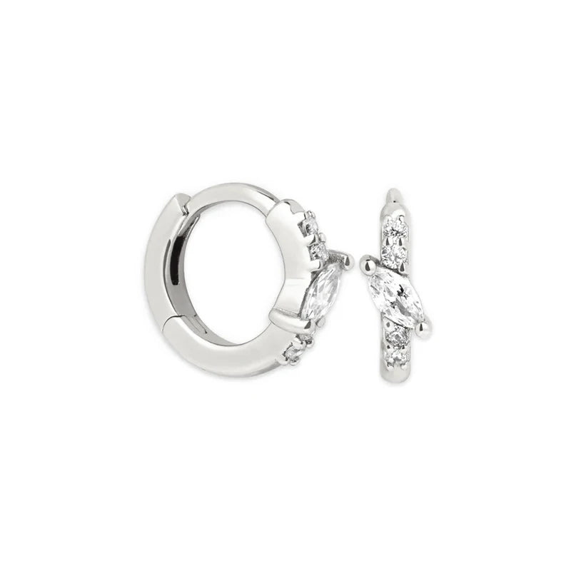 18K Gold-Plated Gold Earrings For Women 925 Sterling Silver Ear Needle Zircon Crystal Earrings Luxury Romantic Wedding Jewelry