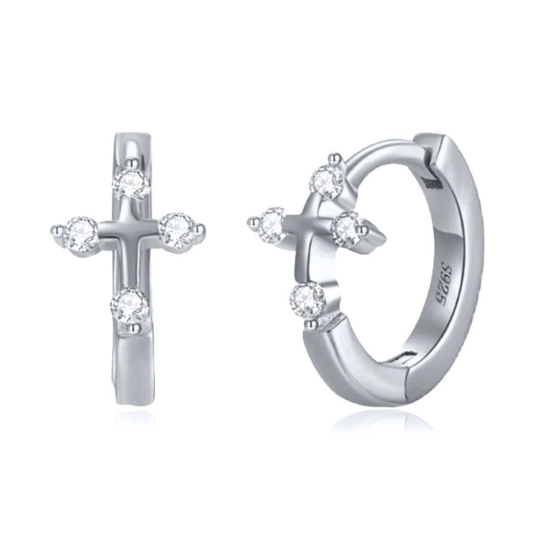 18K Gold-Plated Gold Earrings For Women 925 Sterling Silver Ear Needle Zircon Crystal Earrings Luxury Romantic Wedding Jewelry