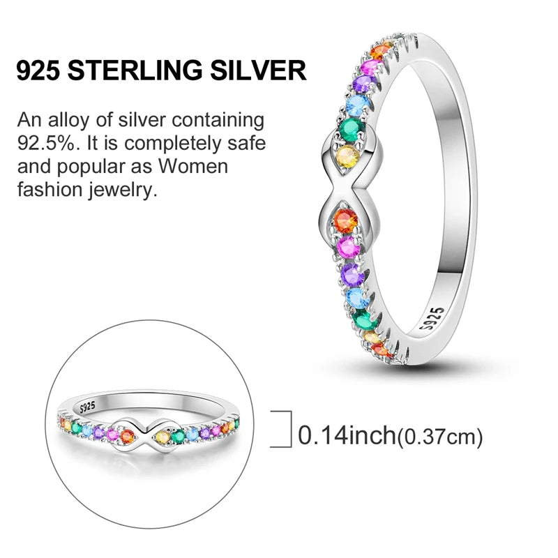 Rings Hot Sales 925 Sterling Silver Love Heart Sun Moon Star Iris Adjustable Rings For Women Wedding Birthday Party Jewelry Gift