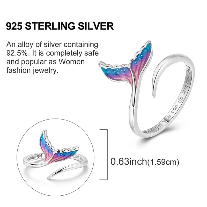Rings Hot Sales 925 Sterling Silver Love Heart Sun Moon Star Iris Adjustable Rings For Women Wedding Birthday Party Jewelry Gift