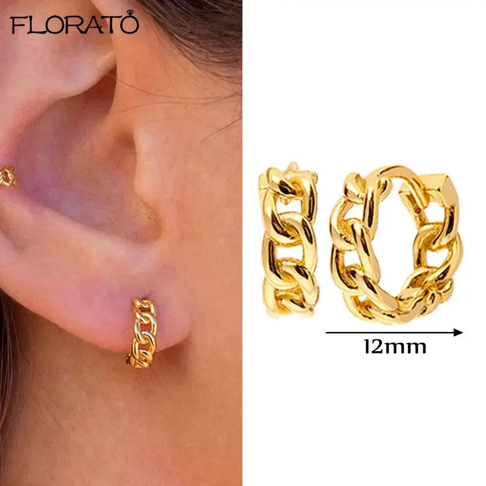 925 Silver Needle Snake Hoop Earrings for Women Trend Gold Earrings Colour Enamels Animals Crystal Pendant Earrings Jewelry Gift