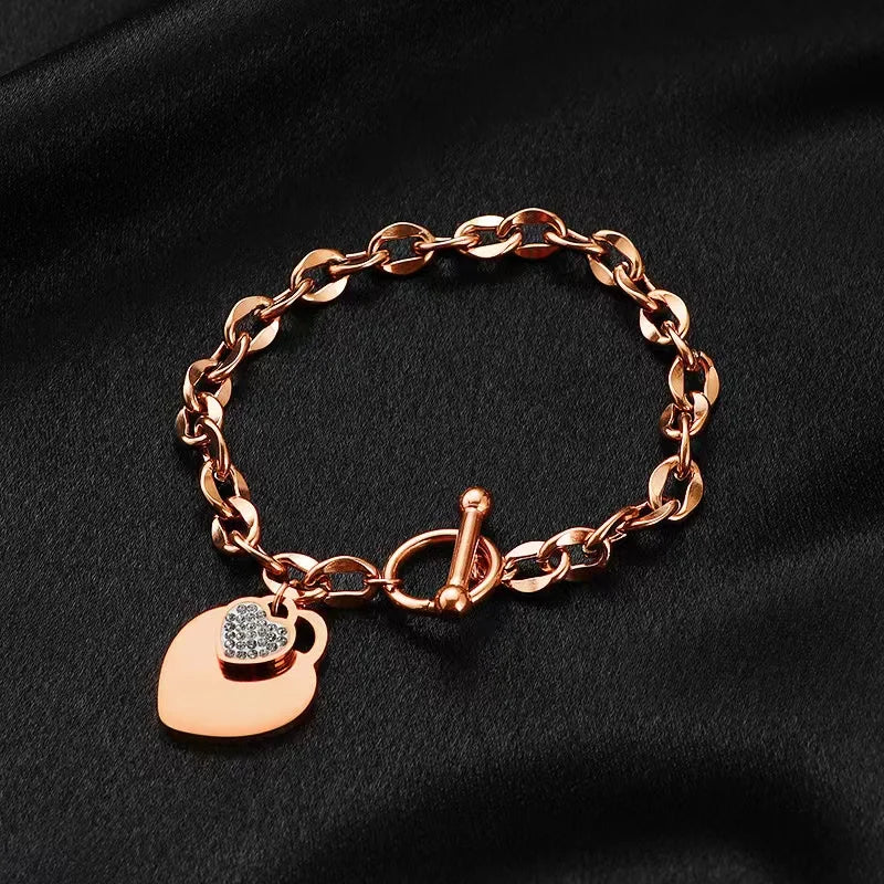 Bracelet Femme Étoile & Lune Dorée
