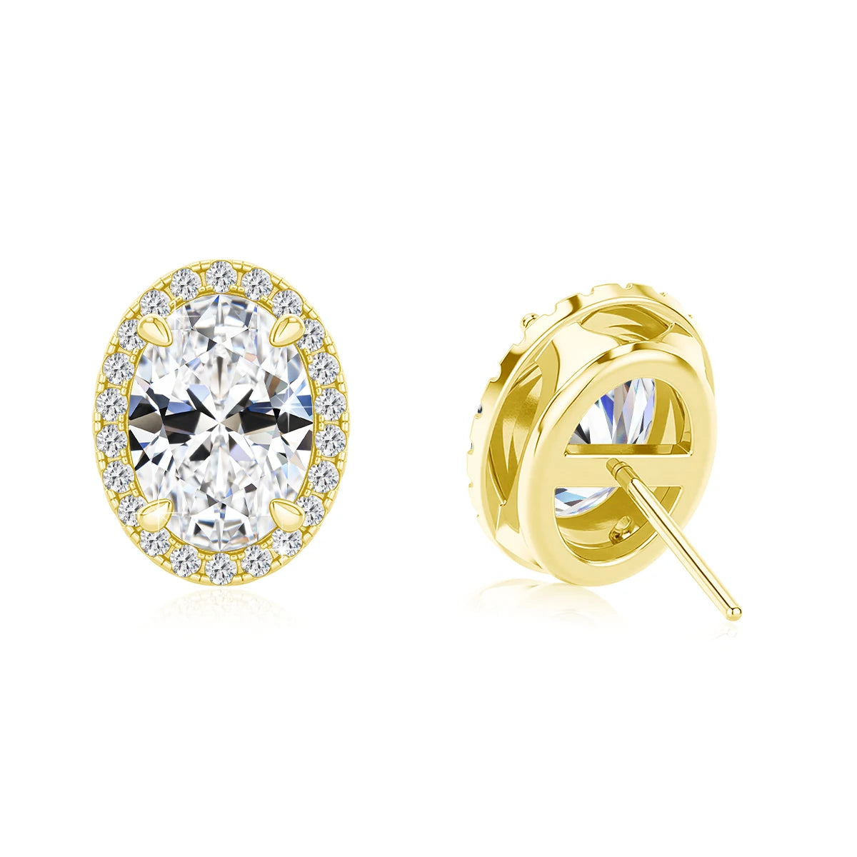 14K Gold Filled Hoop Earrings for Women Men Moissanite Huggies Earring Piercing Body Jewelry