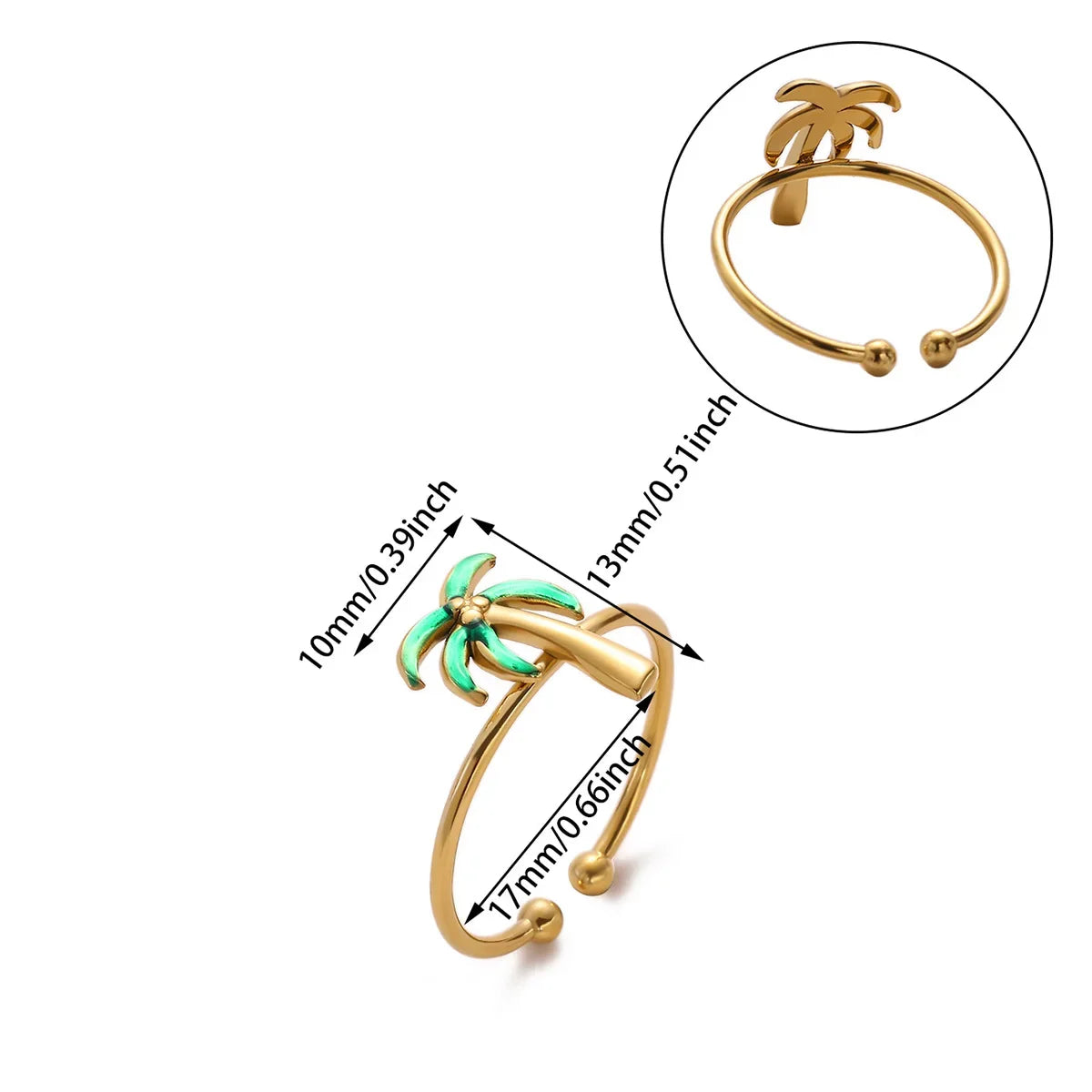 Stainless Steel Tiny Zircon Rings For Women Exquisite Gold Color Sun Double-Layer Ring Punk Hip-Hop Accessory Bague Jewelry Gift