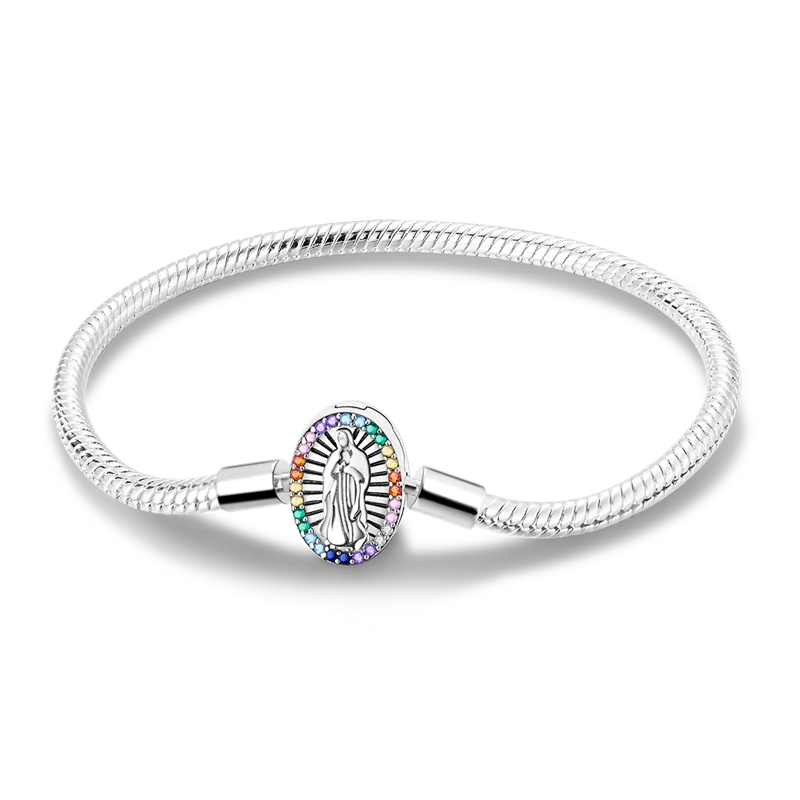 925 Sterling Silver Bracelets 17-20CM Original Leaf Clover Butterfly Heart Bracelet Fit DIY Charms Beads Fashion Women Jewelry