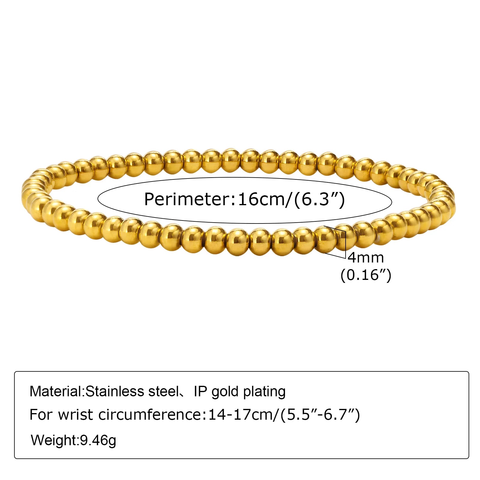 Non Tarnish Stainless Steel Bracelet Stackable for Women, Thin Herribone Chain Bracelet Waterproof Gold Plated Jewelry