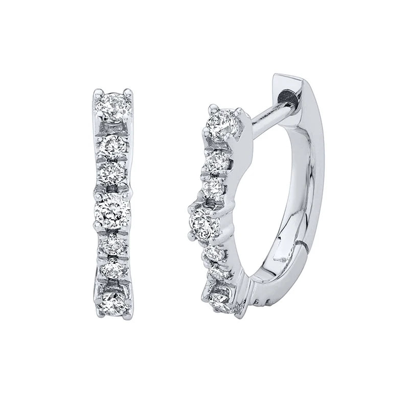 18K Gold-Plated Gold Earrings For Women 925 Sterling Silver Ear Needle Zircon Crystal Earrings Luxury Romantic Wedding Jewelry