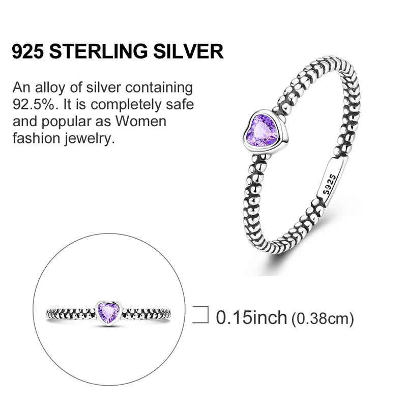 Rings Hot Sales 925 Sterling Silver Love Heart Sun Moon Star Iris Adjustable Rings For Women Wedding Birthday Party Jewelry Gift