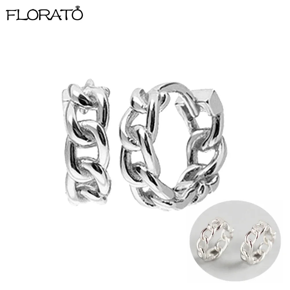 925 Silver Needle Snake Hoop Earrings for Women Trend Gold Earrings Colour Enamels Animals Crystal Pendant Earrings Jewelry Gift